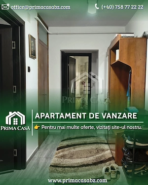Apartament cu 2 camere   zona Parcul Tineretului   Sala Sporturilor   etaj 2 din 7  
