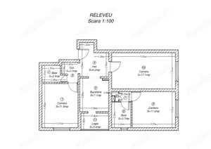 Apartament 3 camere, 66.70 mp, zona Complex Studentesc  - imagine 6