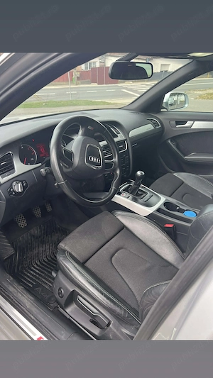 Audi A4 B8 S-Line Quattro 2.0TDI - 177CP Istoric Complet cu ITP 2027 - imagine 5