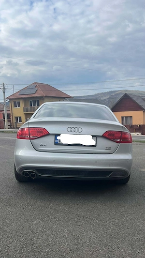 Audi A4 B8 S-Line Quattro 2.0TDI - 177CP Istoric Complet cu ITP 2027 - imagine 4