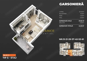 Garsonier #259; 45 mp Decomandat #259; – 1 Minut Metrou Berceni  Bloc Premium - imagine 5