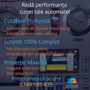 Schimb ulei cutie viteze automată => DENSON Service Auto