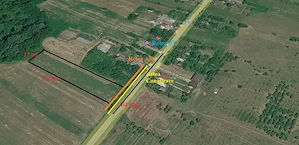 Teren arabil 2200 mp cu deschidere la Drum Judetean 17 ML