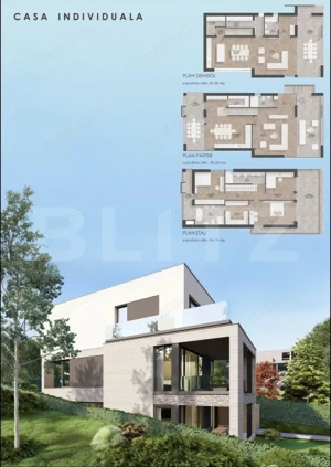 Vila Moderna, 245mp utili, 600mp teren, vedere panoramica-Campenesti, Apahida - imagine 4