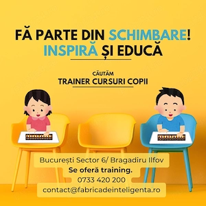 Profesor Trainer Aritmetică Mentală SmartyKids Bragadiru- Colaborare - imagine 3