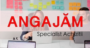 Angajam Specialist Achizitii Belciugatele, Calarasi