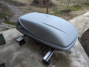 Thule Ocean 100 - portbagaj plafon 370L - Gri mat - imagine 3