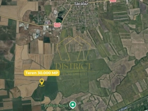 COM 0% Teren extravilan industrial la drumul judetean | Sacalaz - imagine 1