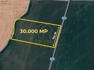 COM 0% Teren extravilan industrial la drumul judetean | Sacalaz