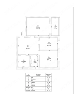 Trăiește aproape de tot ce contează   3 camere în inima Timișoarei-mobilat&utilat - imagine 14