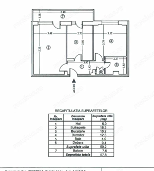Blv BUCURESTI - 2 camere decomandat ,7/8 , liber -71500 euro