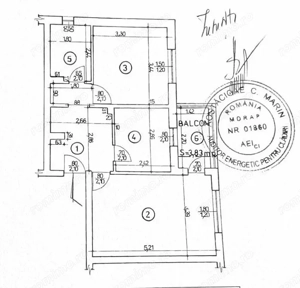 Vând apartament 2 camere – decomandat, spațios, etaj 4