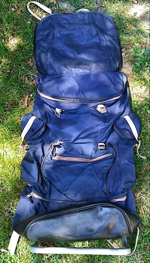 sac de dormit 10C si rucsac vintage