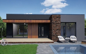 Proprietate noua Sat Costi cu piscina st 470 mp zona de intrare in sat - imagine 2