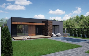 Proprietate noua Sat Costi cu piscina st 470 mp zona de intrare in sat - imagine 3