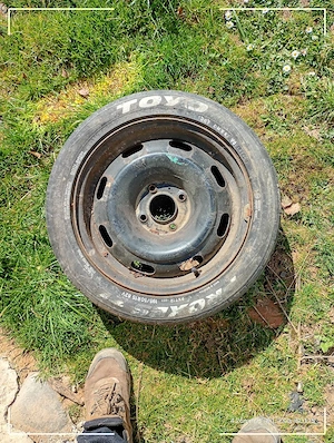 vand 2 jante tabla pe citroen in patru 4  - imagine 5