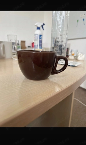 Ceașcă vintage din ceramică maro