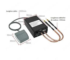 Aparat de sudura in puncte acumulatori baterii 8000W - imagine 4