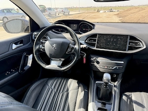 Peugeot 308 break 1.2benzina 131cp piele,plafon panoramic,impecabila,inmatriculata - imagine 5
