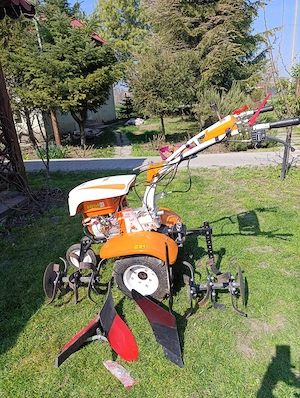 Vand motocultor O-Mac, 1000-S, 7 CP, benzina, 208 CC, capacitate rezervor 6 l, pret 1700 lei - imagine 3