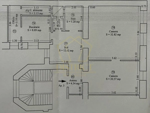 Apartament deosebit cu 2 camere, 95mp | Piata Unirii - imagine 9