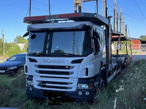 Scania P410 Euro 6 + Remorcă 8 9 auto   Preț negociabil