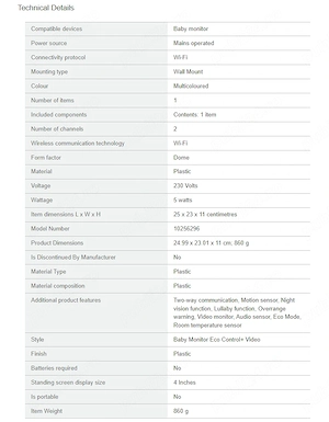 Baby phone Philips avent 530 00 sistem DECT de monitorizare copii - imagine 5