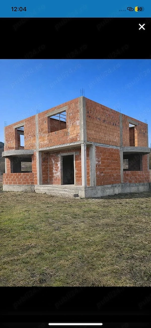 Casa in constructie + teren