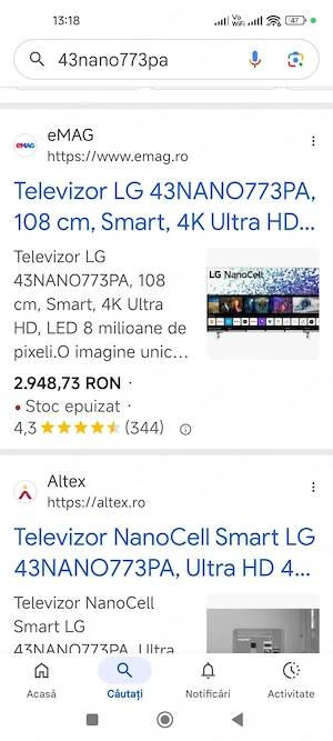 Tv Smart 4k Nanocell  108 cm impecabil.  - imagine 5