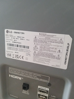 Tv Smart 4k Nanocell  108 cm impecabil.  - imagine 4