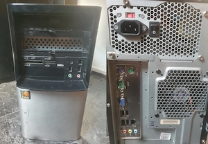 Desktop PC + monitor