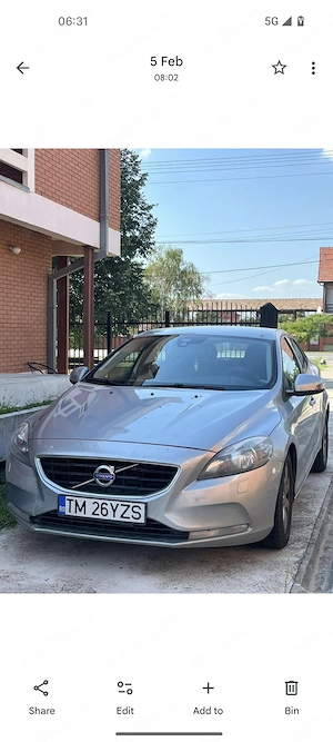 Volvo V40 1,6 Diesel - 4800  - imagine 6