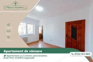 Apartament cu 2 camere, zona Gradiste, Arad