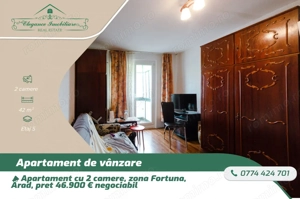 Apartament cu 2 camere,zona Fortuna,Arad