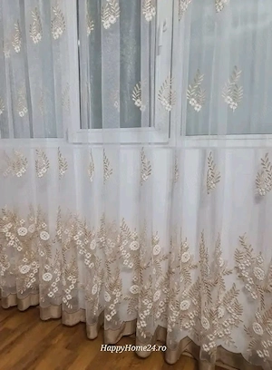 perdele lucrate pe sina sau pe bara