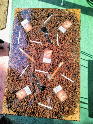 Masa de cafea din rășină epoxidică 