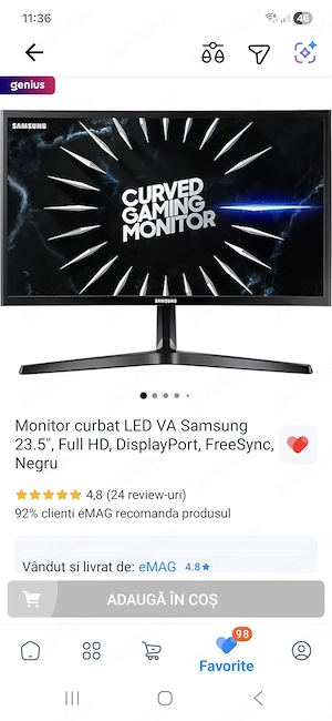 Monitor Samsung Odyssey 