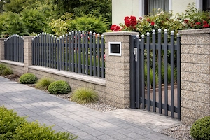 Construcție Garduri Din Beton, Metal, Lamelar