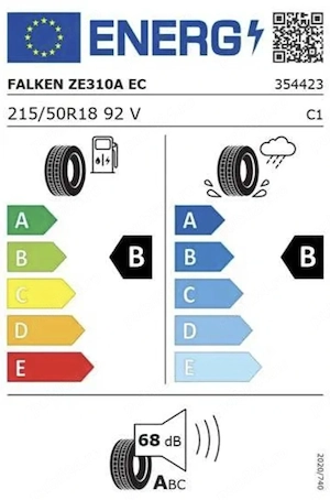 FALKEN ZIEX ze310a ecorun 215 / 50 / R18 anvelope vară noi, nefolosite - imagine 5