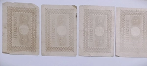 Patru Bancnote 20 LEI 1945 - Regele Mihai I