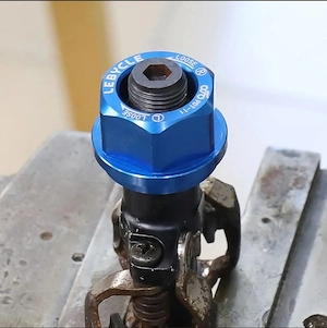 Cheie ax pedale bicicleta mtb Shimano 10 dinți 10T aliaj aluminiu service cursiera  - imagine 2