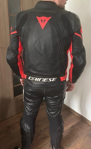 Vand costum moto Dainese piele marimea 52 - imagine 3