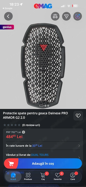 Vand costum moto Dainese piele marimea 52 - imagine 5