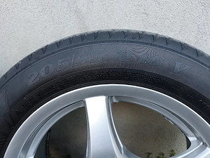 Vind 4 jante aliaj cu cauciucuri pt Renault