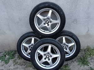 Vind 4 jante aliaj cu cauciucuri pt Renault - imagine 3