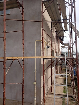 Placări polistiren  Vată, adeziv, plasă, tencuiala decorativa 