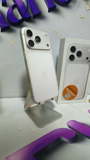 iPhone 17 PRO White 256GB Baterie:100%.Pret fix!