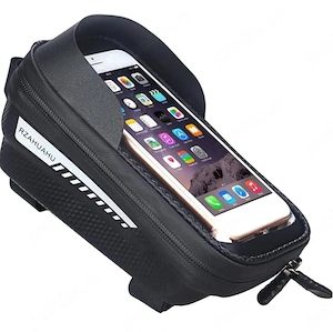 Geantă impermeabila suport telefon cadru bicicleta mtb cirsiera borseta parasolar antisoc - imagine 7