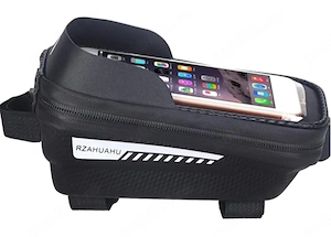 Geantă impermeabila suport telefon cadru bicicleta mtb cirsiera borseta parasolar antisoc - imagine 5
