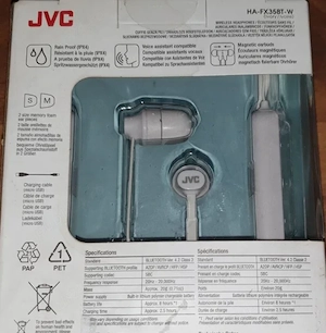 Casti handsfree wireless originale JVC pt Samsung Huawei Xiaomi Motorola OnePlus Honnor Oppo - imagine 3